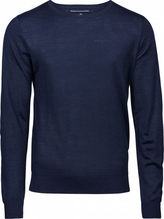 Tee Jays - Wingmen Pullover Round Heck (Embroidered) - Navy